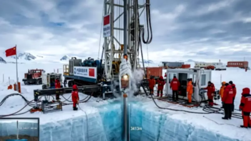 China Drills 3,413 Meters Through Antarctic Ice, Sets World Record
