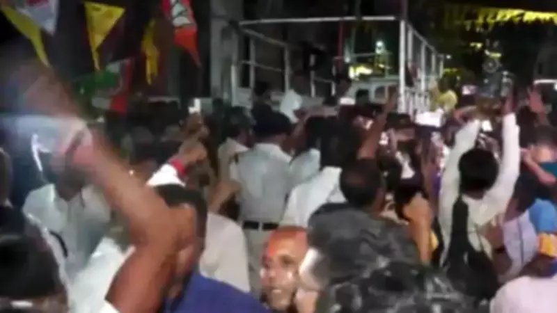 Clashes Erupt Between TMC and BJP Supporters in Kolkata's Bhabanipur Ahead of Polling