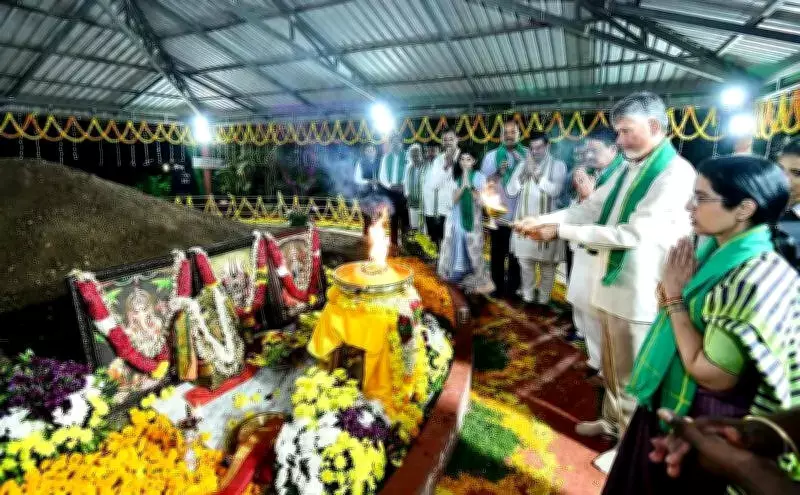 CM Naidu Celebrates Amaravati Bill Passage with Farmers, Hails Democratic Victory