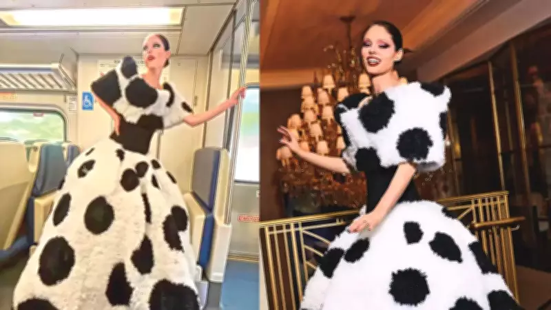 Coco Rocha Takes Subway in Christian Siriano Gown to 'Devil Wears Prada 2' Premiere