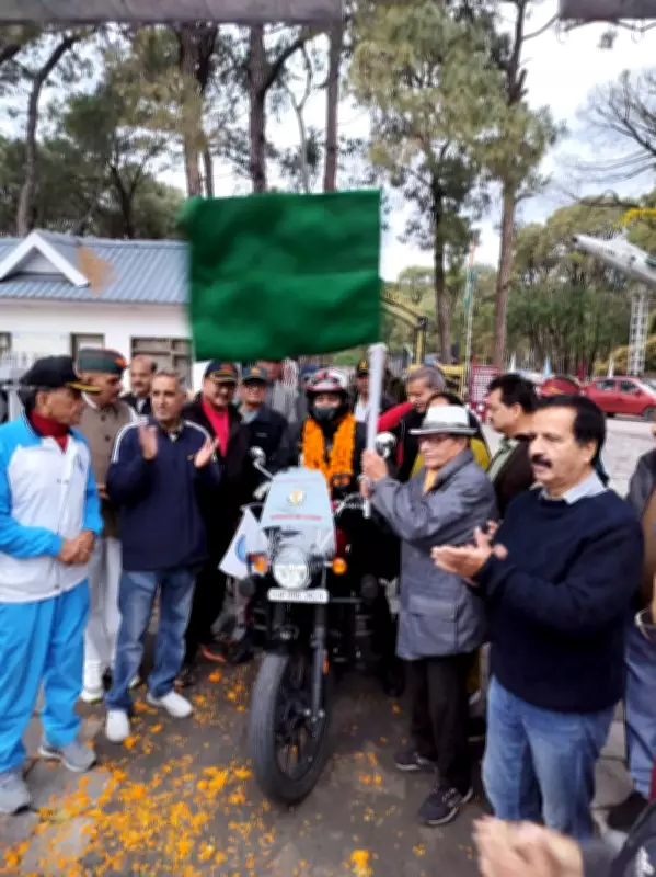 Colonel's 12-Day Unity Expedition from Dharamshala Aims to Foster National Integration