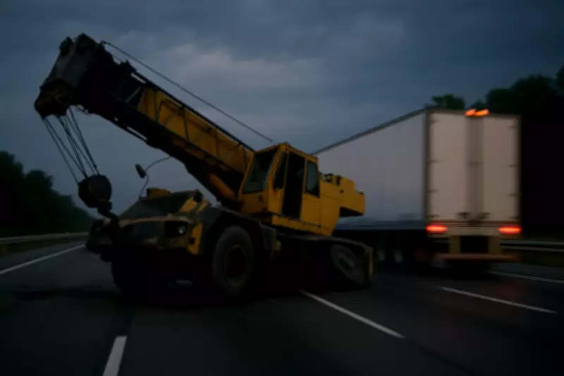 Crane Operator Dies After Truck Collision on NH-8 in Gurgaon