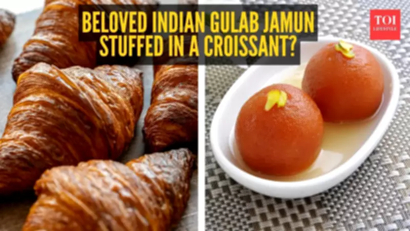 Cromun Craze: Croissant-Gulab Jamun Fusion Dessert Sparks Heated Social Media Debate