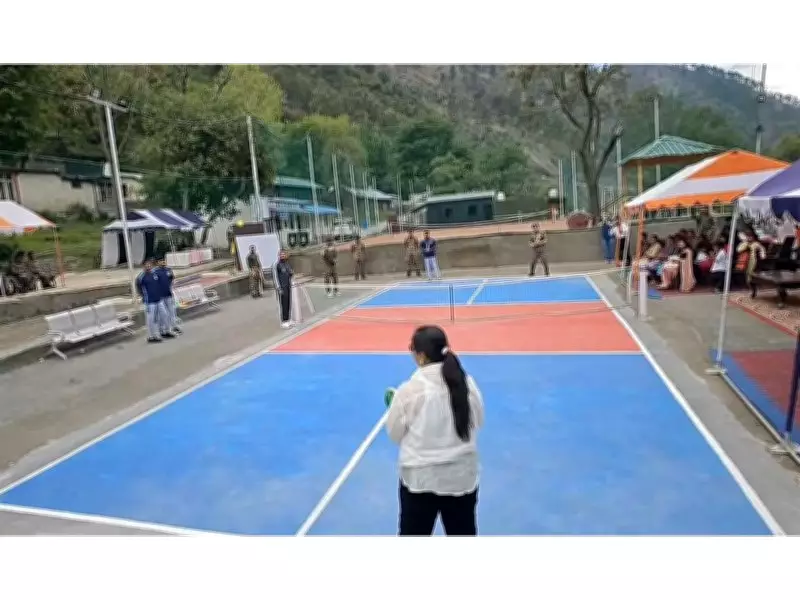 CRPF's 84 Battalion Inaugurates Jammu & Kashmir's First Pickleball Court