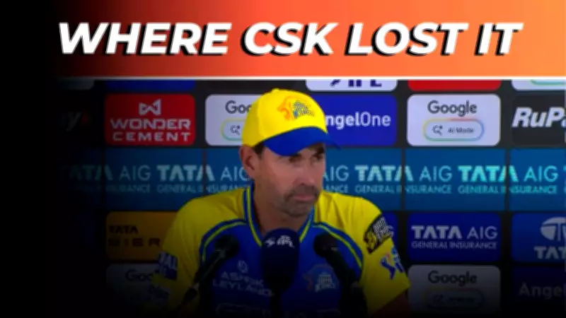 CSK Coach Fleming Analyzes Critical Final Overs Loss in IPL Match
