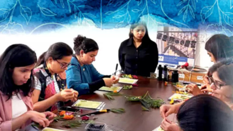 Cyanotype Workshops in Delhi Revive Analogue Photography with Prussian Blue Art