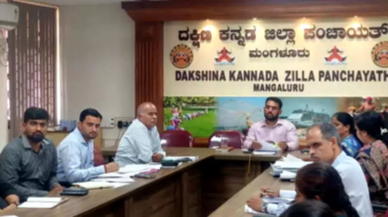 Dakshina Kannada CEO Directs Strict Action on Rural Cleanliness and Waste Management