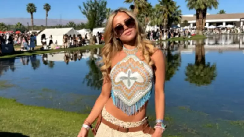 Dallas Cowboys Cheerleader Kylie Dickson's Coachella Look Sparks Viral Social Media Buzz
