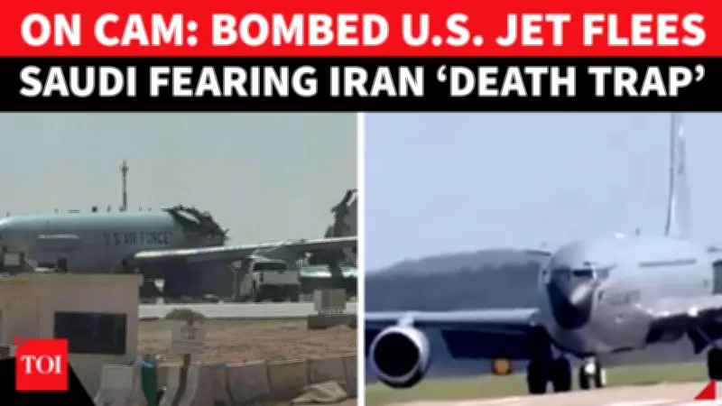 Damaged US Military Jet Flies to UK for Repairs Amid Iran Tensions