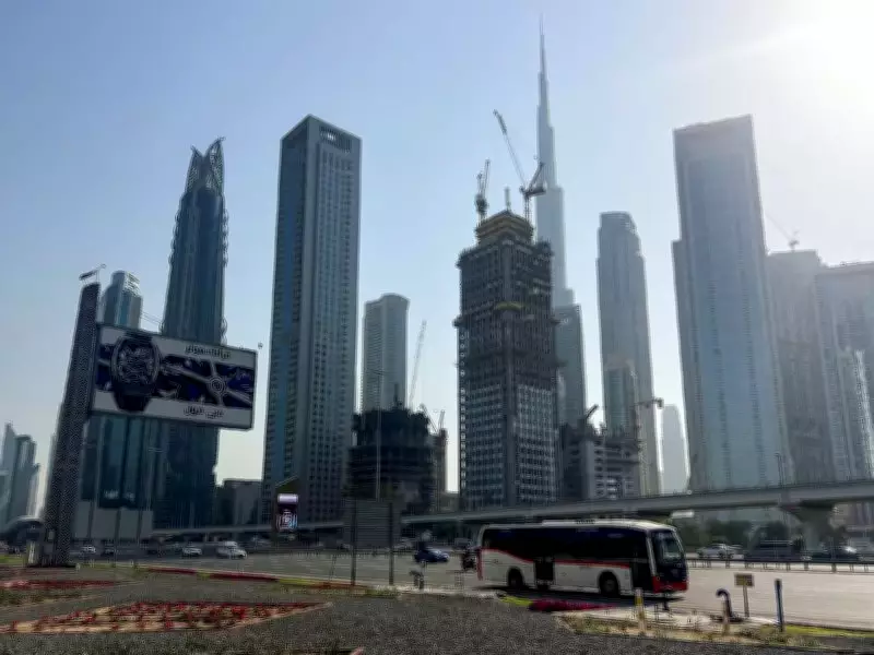 Debris from UAE Aerial Interception Strikes Dubai Internet City Building