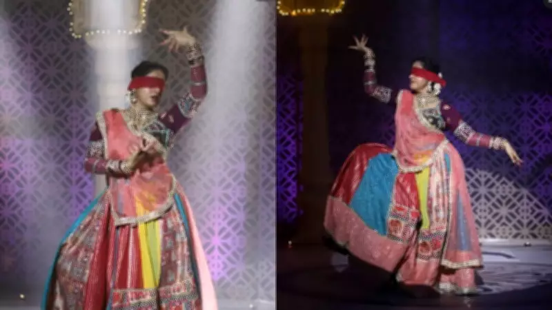 Deepika Singh Dances Blindfolded to Dola Re Dola on Mangal Lakshmi Set
