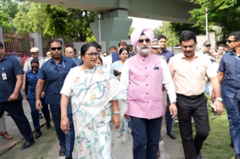 Delhi CM, LG, and Ambassador Sandhu Inspect Yamuna Ghats for Cleanup Review