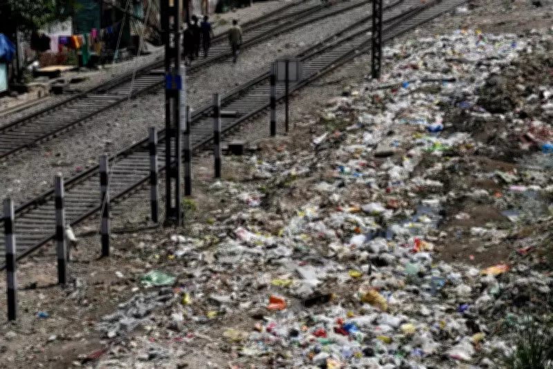 Delhi's Railway Tracks Remain Littered Despite Sanitation Drives, Highlighting Neglect