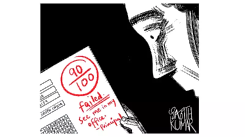 DH Cartoon: Over 90% of Students Fail in State Board Exams, Sparks Debate