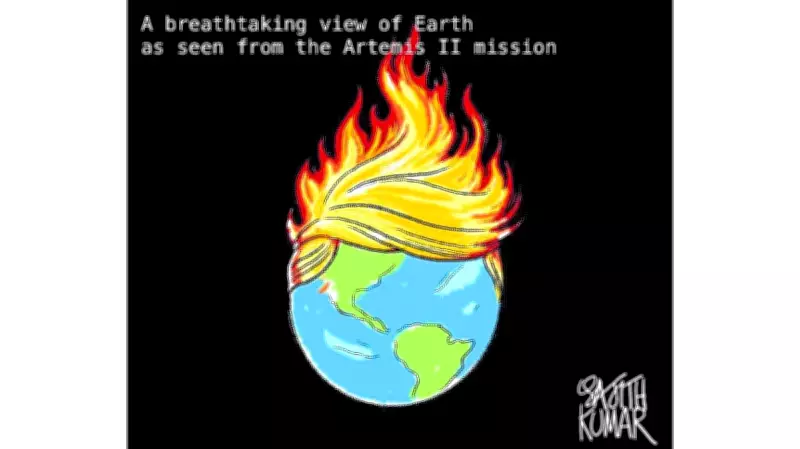 DH Toon: A Breathtaking View - Satirical Cartoon Commentary