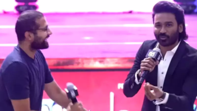 Dhanush Clarifies 'Kara' Title Confusion at Hyderabad Event