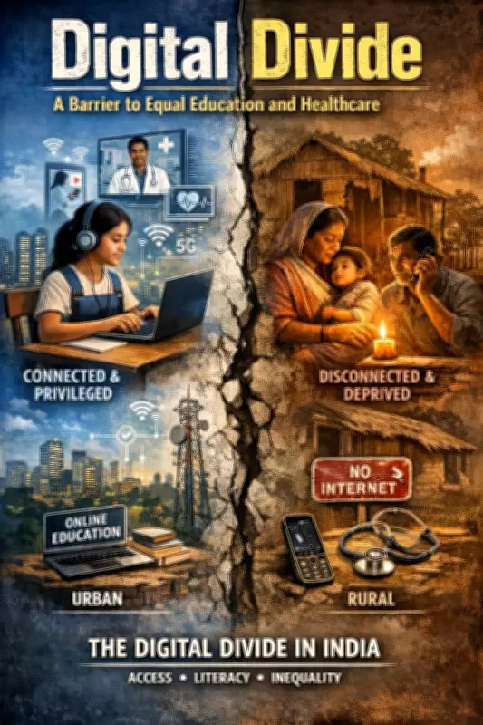 Digital Divide in India: Widening Gap in Education and Healthcare Access