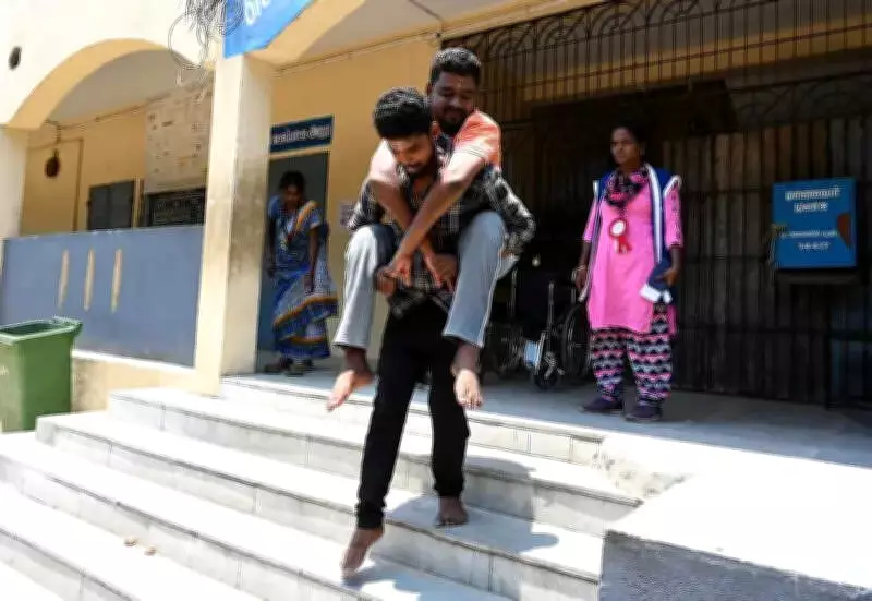 Disabled Voters in Chennai Face Accessibility Barriers at Polling Booths