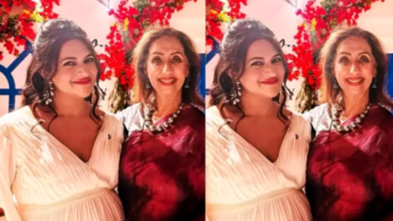 Divyanka Tripathi Reunites with On-Screen Mother Neena Kulkarni at Baby Shower