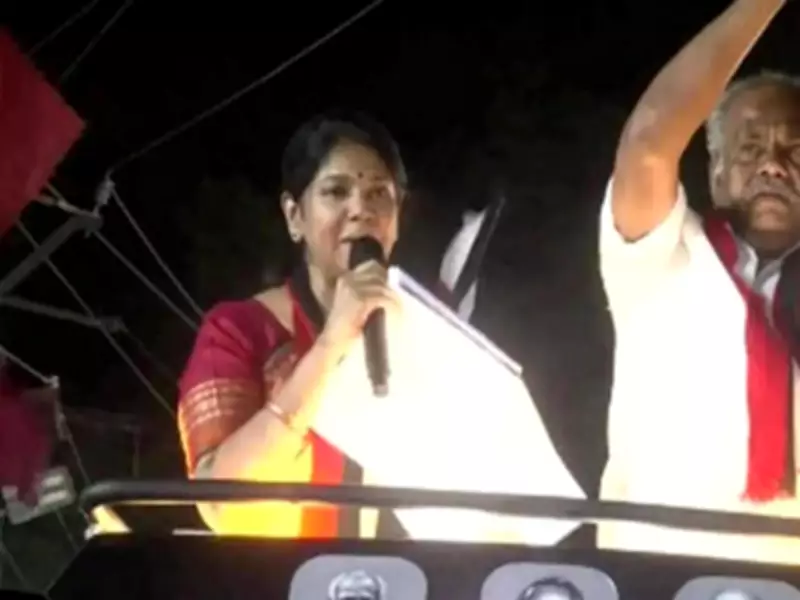 DMK's Kanimozhi Slams NDA in Madurai, Highlights Temple Work and Welfare