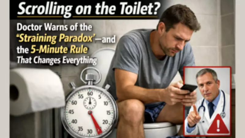 Doctors Warn: Scrolling on the Toilet Causes Hemorrhoids and Anal Fissures