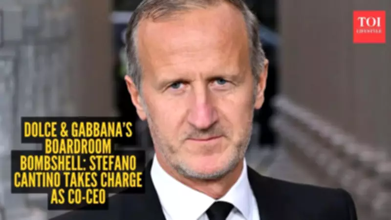 Dolce & Gabbana Appoints Stefano Cantino as Co-CEO Amid Financial Restructuring