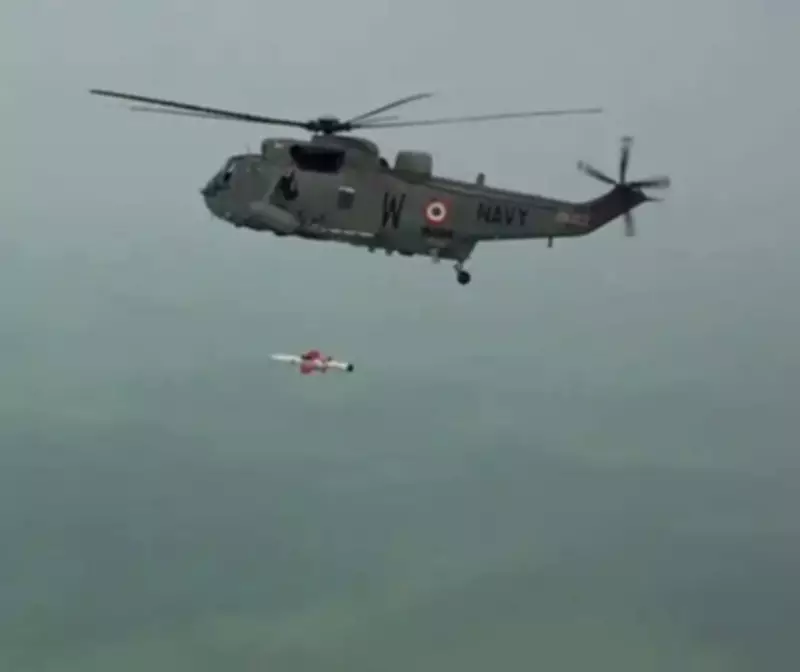 DRDO Successfully Tests Indigenous Anti-Ship Missile from Helicopter