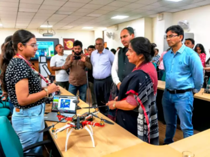 Drones Steal the Show at Sonepat Exhibition, Showcasing Tech Innovations