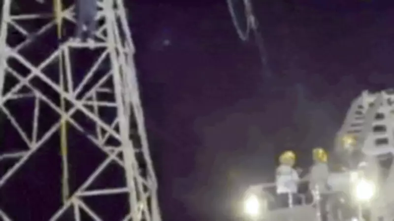 Drunk Man Rescued from High-Tension Tower in Pimpri-Chinchwad