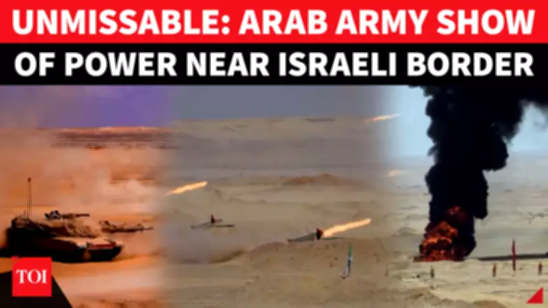 Egypt Conducts Major Military Exercise Near Israel Border in Sinai
