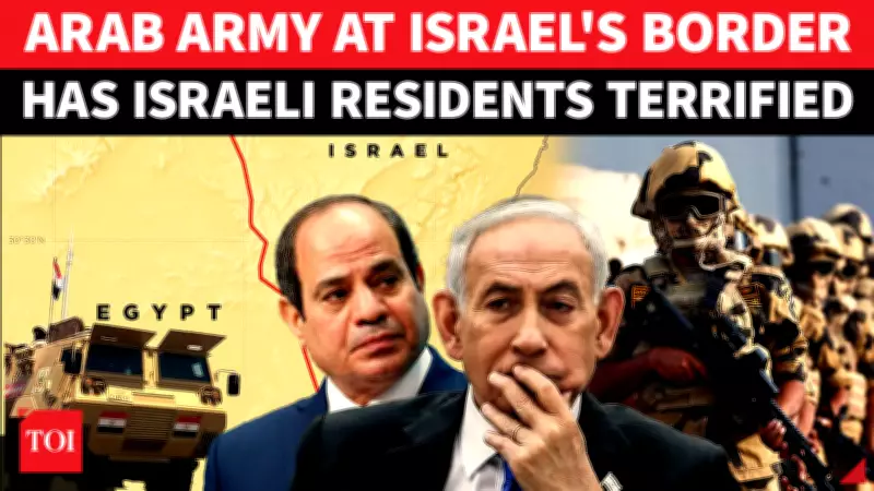 Egyptian Military Exercise Near Israel Border Sparks Fear Among Residents