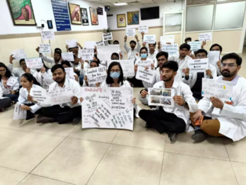 ESIC Medical College students strike over lack of AC, water, lab gear
