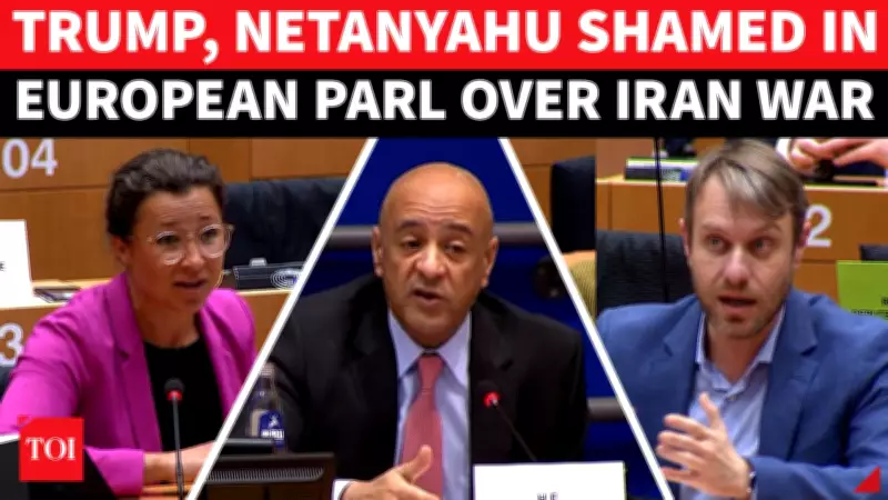 European MPs Condemn Trump and Netanyahu as 'Arsonists Turned Firefighters'