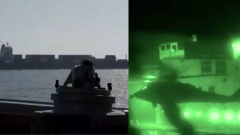Exclusive Footage Shows US Destroyer's Tactical Strike on Iranian Vessel in Gulf of Oman