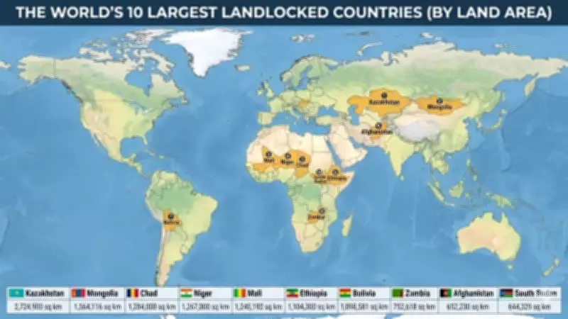 Exploring the World's Largest Landlocked Countries: Geography and Economy