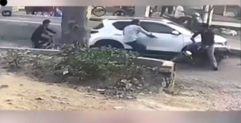 Failed Carjacking Attempt in Ludhiana Leaves Accused Fleeing the Scene