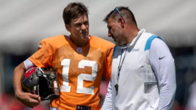 Fake Tom Brady Quote About Mike Vrabel and Dianna Russini Goes Viral