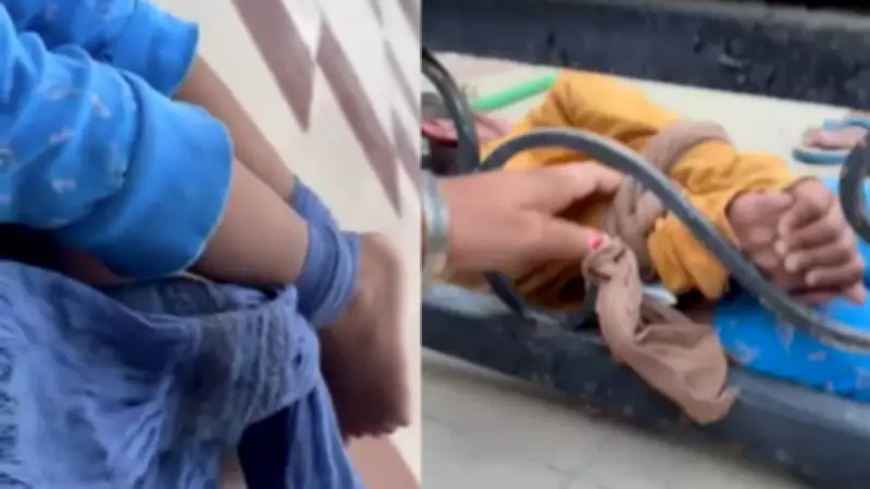 Faridkot ASI Suspended for Tying Granddaughter to Gate, Child Welfare Committee Investigating