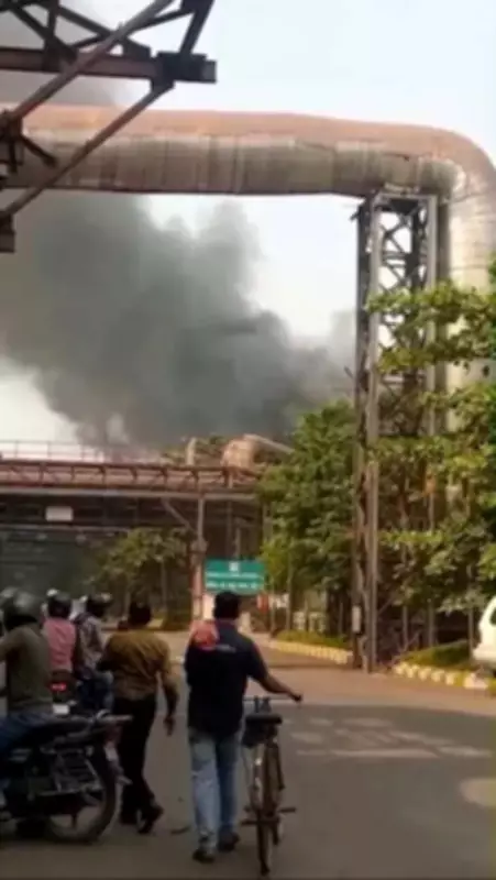 Fire at Bhilai Steel Plant Injures Seven Workers, Investigation Underway