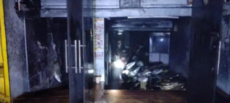 Fire Breaks Out at EV Showroom in Lucknow, 9 Scooters Gutted