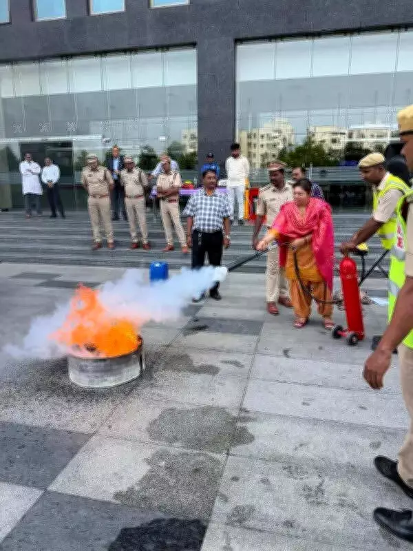 Fire Safety Drills Conducted at Hyderabad Hospital Under Statewide Initiative