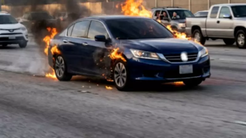 Five Killed as Car Catches Fire on Delhi-Mumbai Expressway in Rajasthan