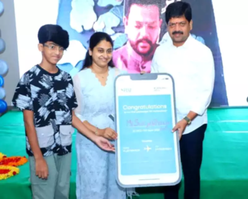 Fly91 Airlines Launches Hyderabad-Vijayawada Route with Ceremonial Salute