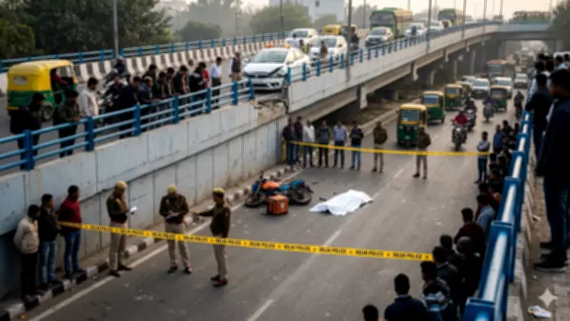 Food Delivery Agent Dies After Falling From Dabri Flyover in Delhi