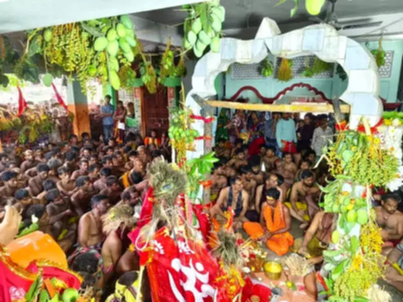 Ganjam's Danda Nata Concludes with Fiery Meru Sankranti Rituals
