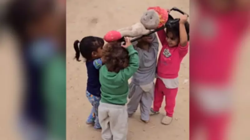 Gaza Children's Play Mirrors Trauma: Doll Funeral Game Reflects Harsh Reality