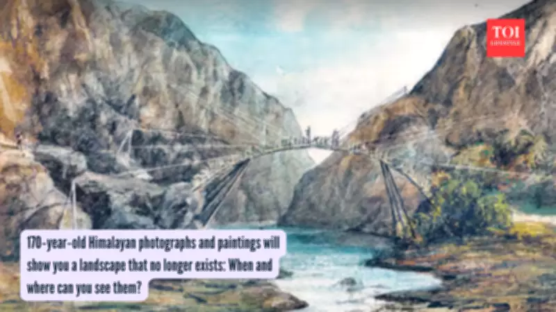 German Explorer Paintings Reveal Himalayan Landscape from 170 Years Ago