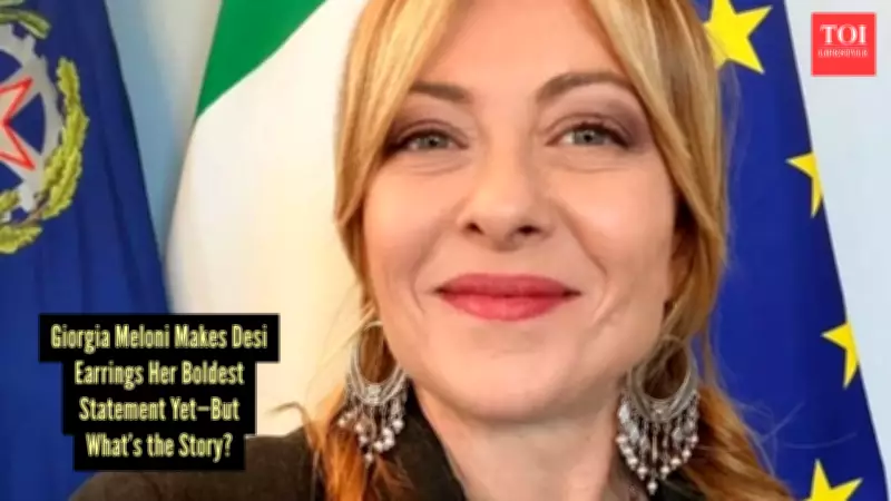Giorgia Meloni's Desi Earring Moment Goes Viral, Internet Loves It
