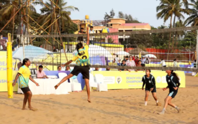 Goa Teams Advance to Semifinals in U-17 National School Games Beach Volleyball