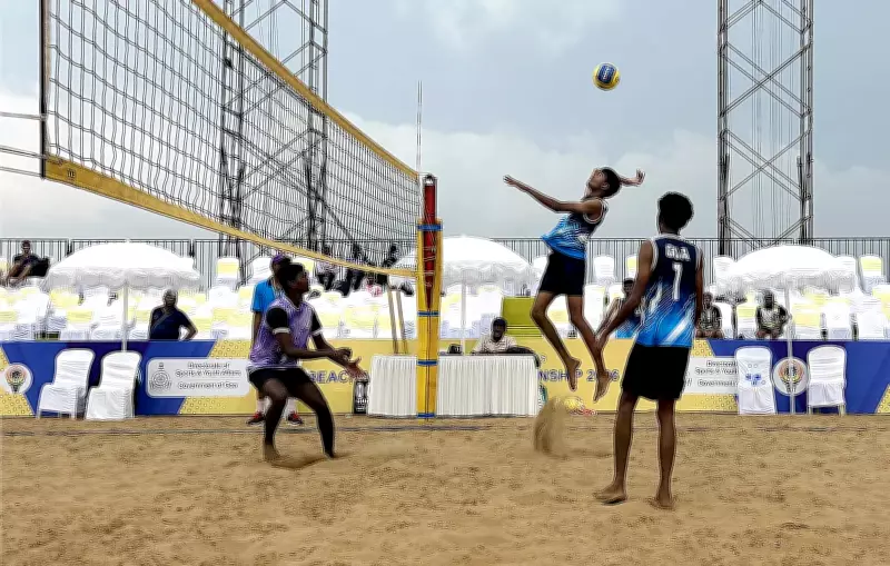 Goa's Young Beach Volleyball Stars Shine at National School Games